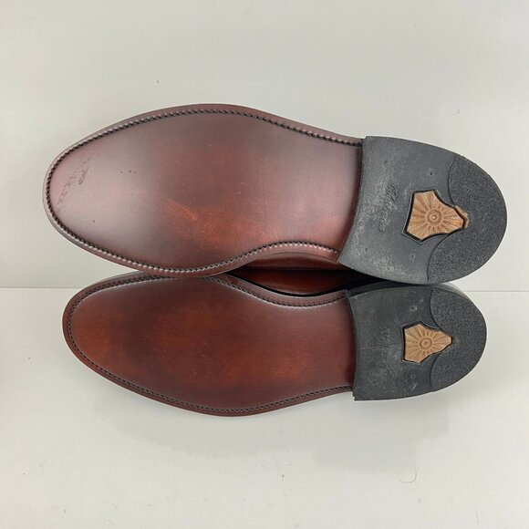 Vintage Mason Wing Tip Dress Shoes Mens Size 10 EEE Brown Unworn - Picture 9 of 9